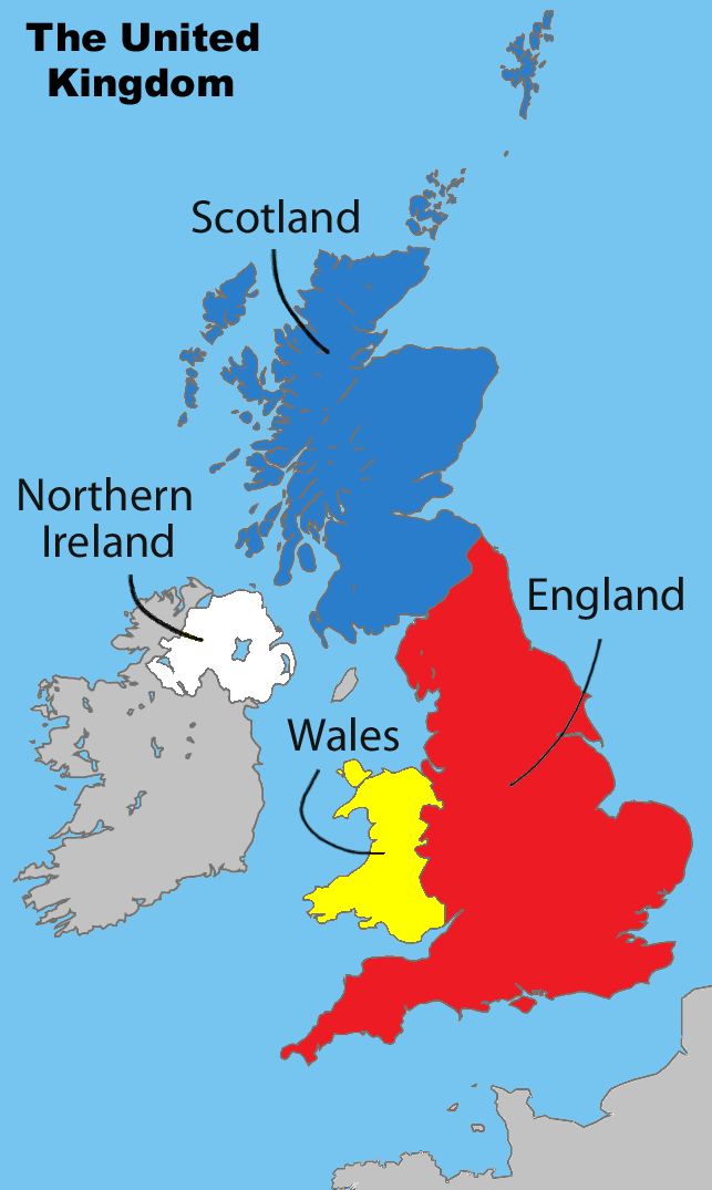 Map of the UK
