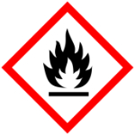 Hazard sign fire