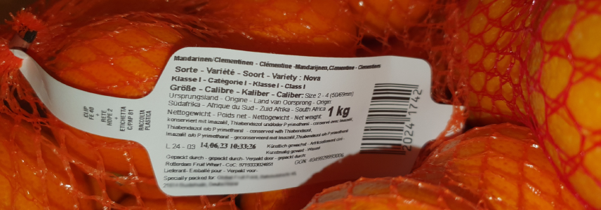 Mandarins at Lidl