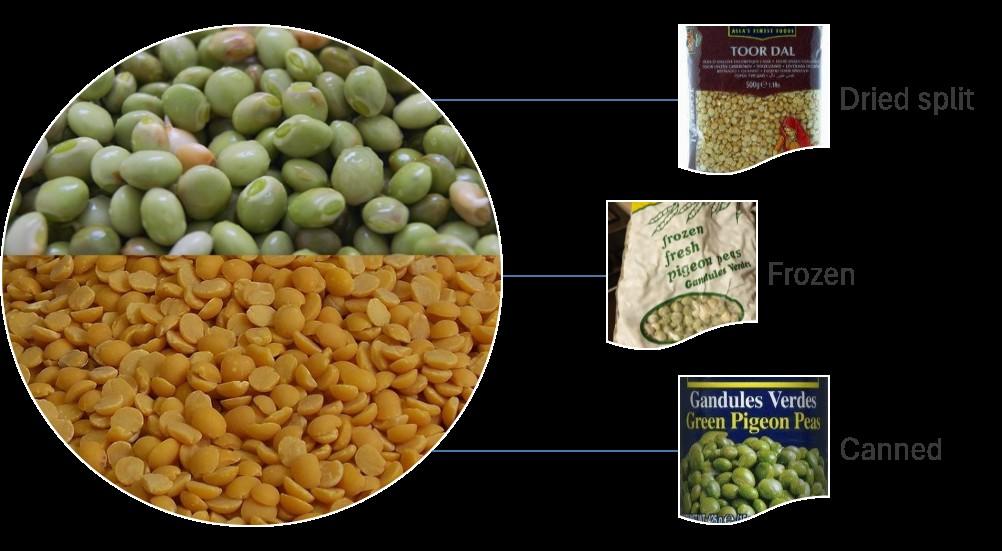 Figure 2: Market segments for pigeon peas in Europe