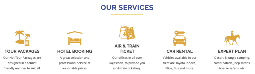 Figure 7: What we offer infographic