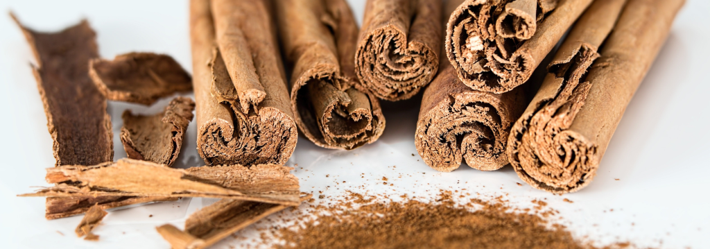 Figure 1 - Whole cinnamon sticks