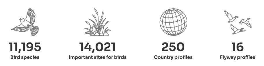 Key statistics - BirdLife International Data Zone