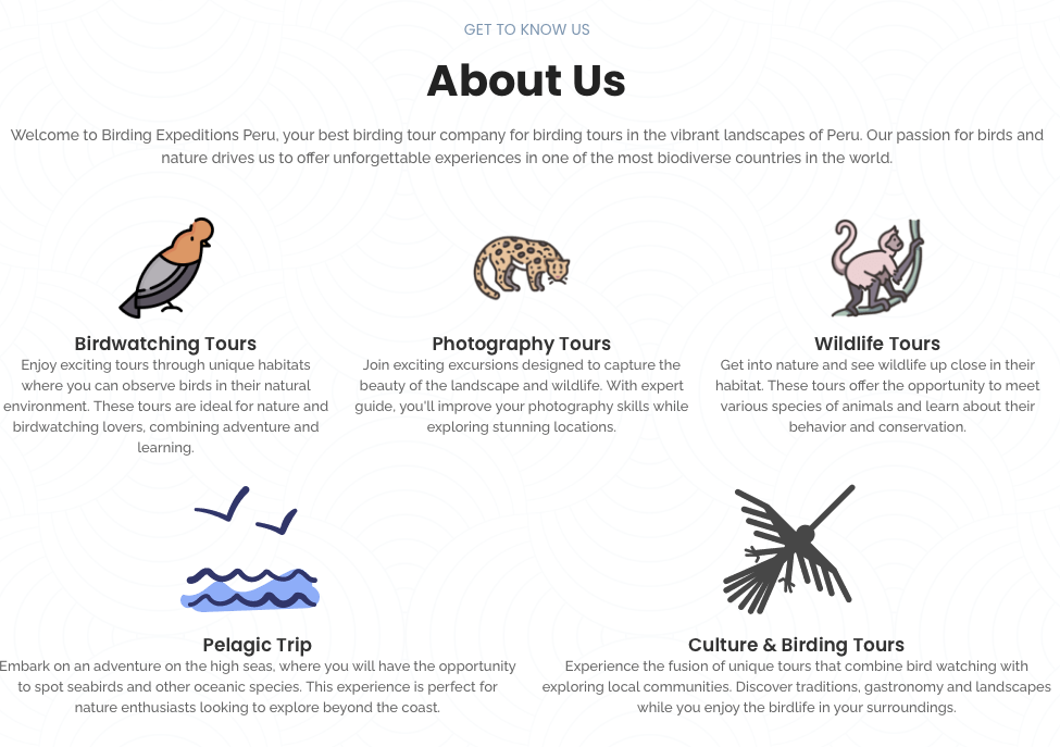 Get to know – Birding Expeditions Peru