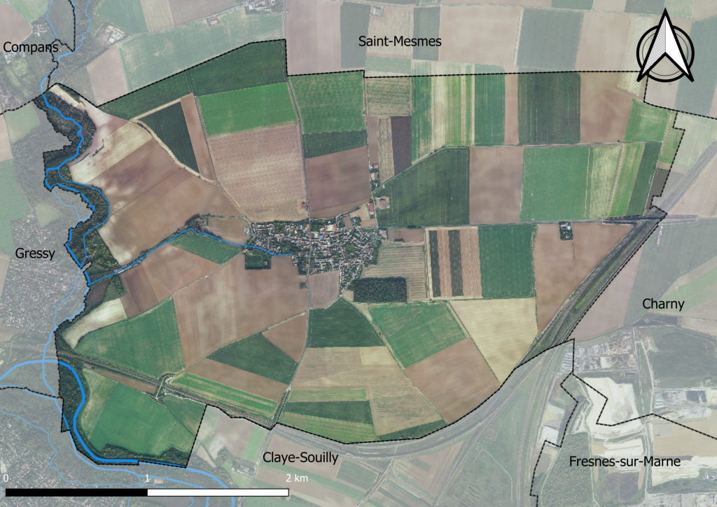 Example of mapping in QGIs