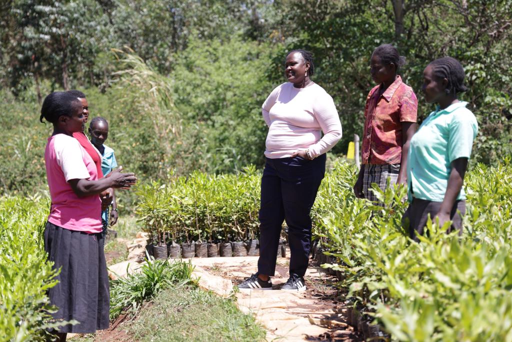 Women entrepreneurs talking in Kenya
