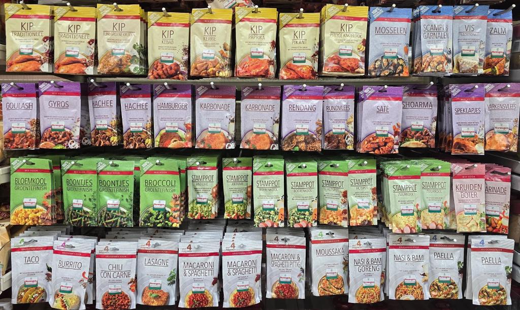 Spice mixes for a wide range of applications in a Dutch supermarket