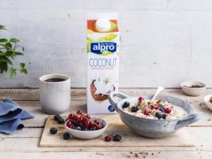 Example of a plant-based drink with coconut water as an ingredient