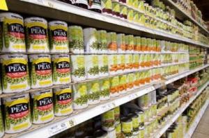Canned vegetables