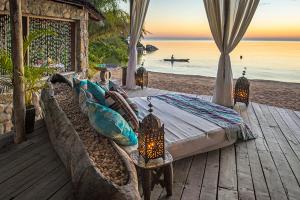 Beach resort near Lake Malawi