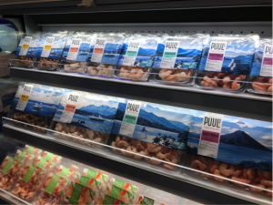 Retail product line for shrimp