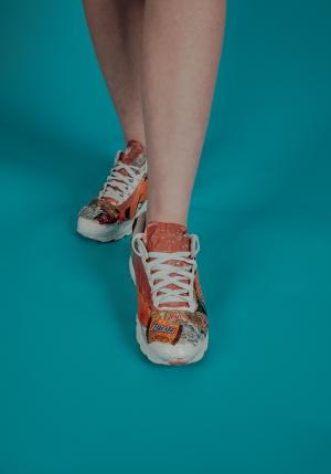 Examples of recycled fashion