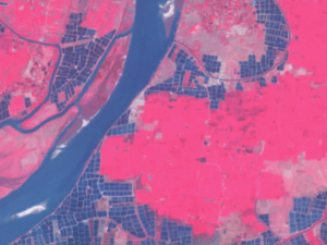 Colour-enhanced satellite observations