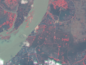 Colour-enhanced satellite observations