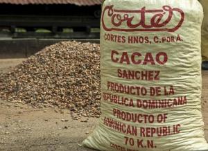An example of cocoa bean labelling