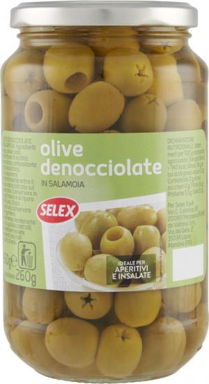 Example of private label table olives in Italy