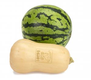 Example of laser-labelled produce by ICA (Sweden)