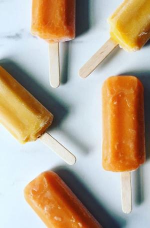 100% fruit ice crams