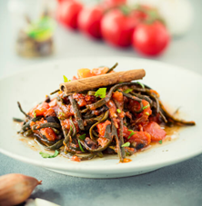 Seaweed pasta