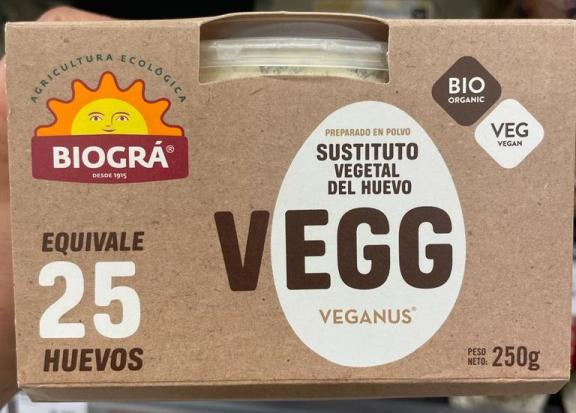 Plant-based egg replacement made from pea and chickpea protein