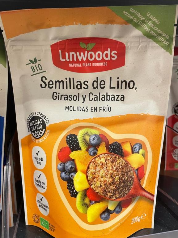 Linseed topping, with sunflower seed and pumpkin seed