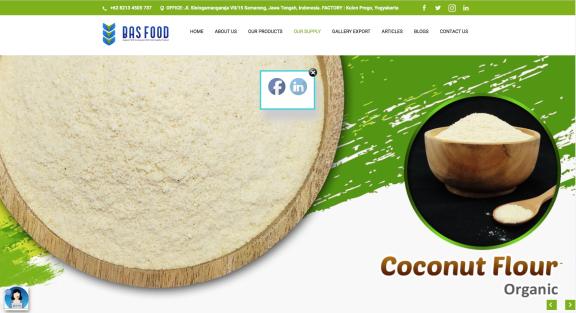 Example of producer website