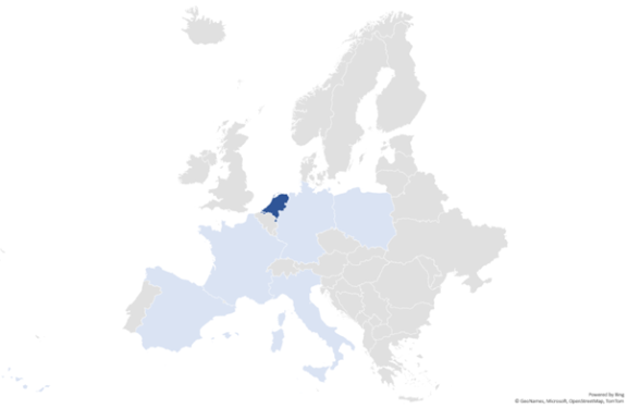 The Netherlands is a key European distribution hub