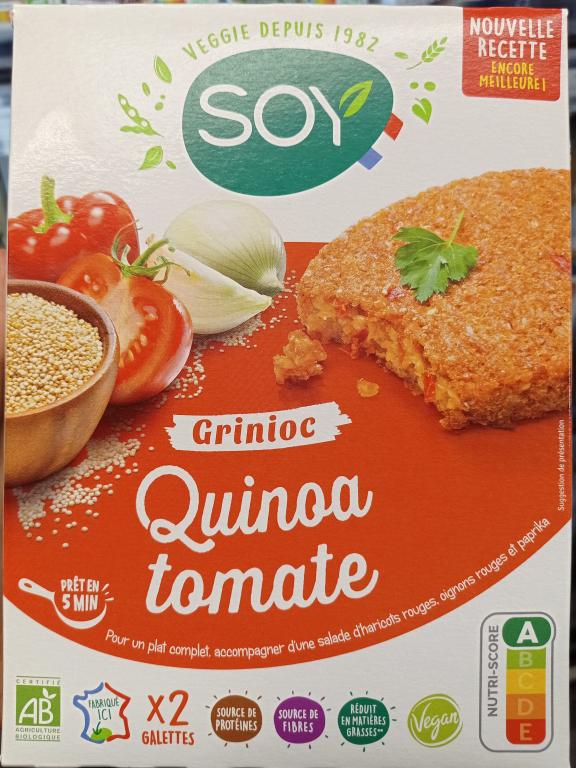 Organic meat replacement for vegans with quinoa