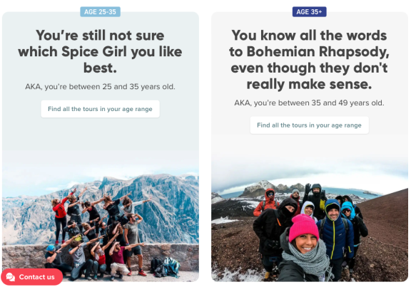 How tour operator WeRoad targets Gen Y age groups