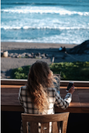 Digital nomad in Bali, Indonesia