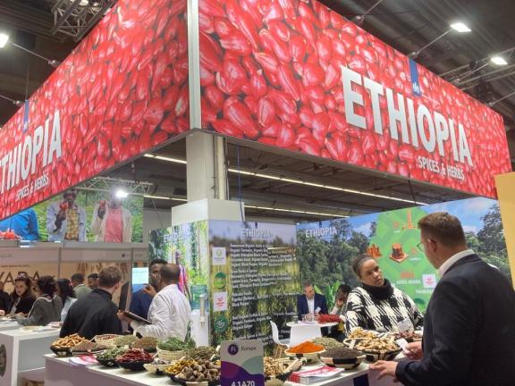 Spices and Herbs Stand from Ethiopia, supported by CBI, Government of The Netherlands in FIE 2023