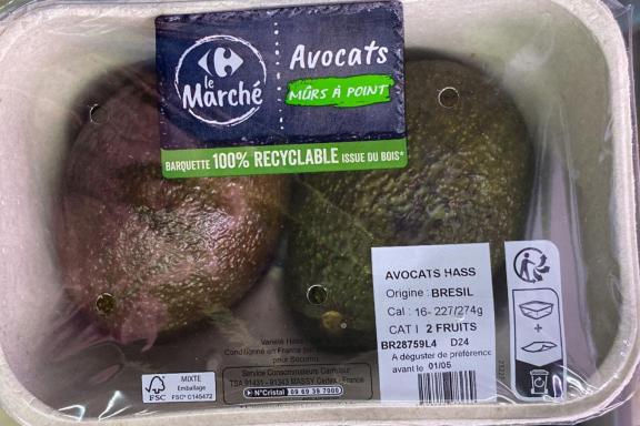 Figure 7: Example of pre-packaged avocados