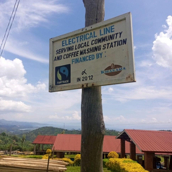 Figure 4: Electrical line provided by Kopakama for the coffee farming community