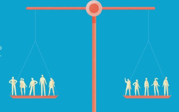 Figure 7: Gender-balanced workplace