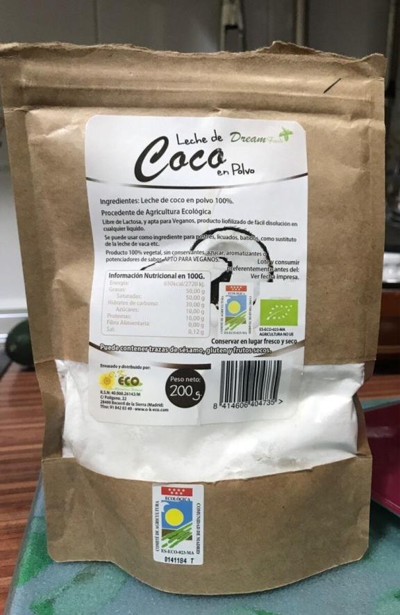 Figure 2: Coconut milk powder