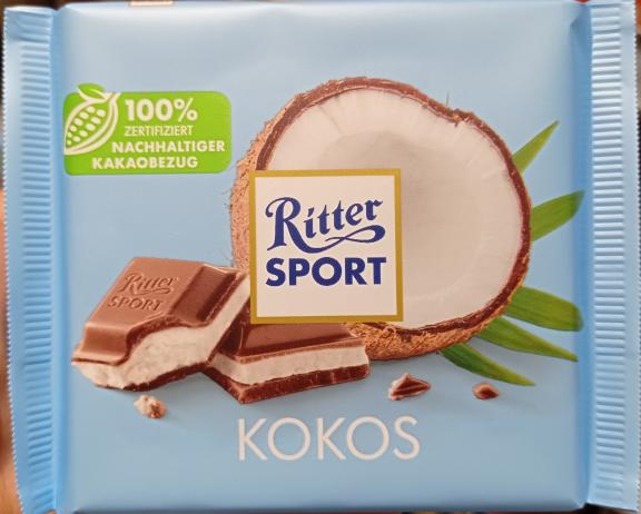 Figure 5: Ritter Sport chocolate bar with coconut milk