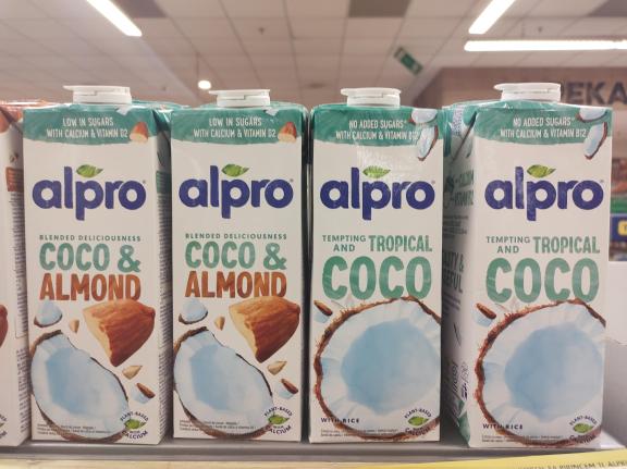 Figure 7: Alpro coconut milk and coconut cream-based beverages