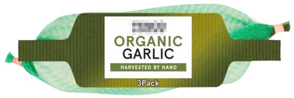 Figure 5 - Organic garlic offered by a mainstream British supermarket