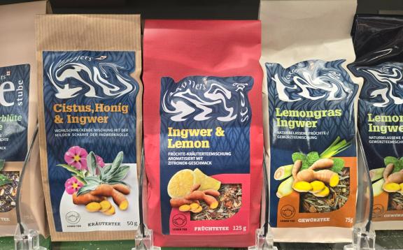Figure 4: Different infusions with ginger from the same brand in Germany