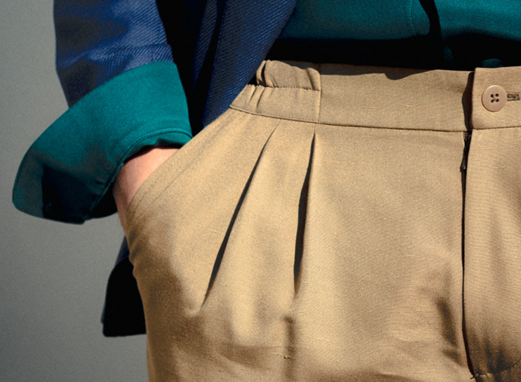 Figure 4: Even more formal looking styles can now have stretch fabrics and comfortable features