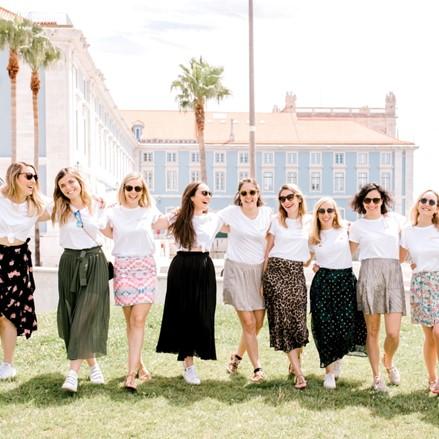 Figure 2: Skirts in printed fabrics feature in many fashion collections