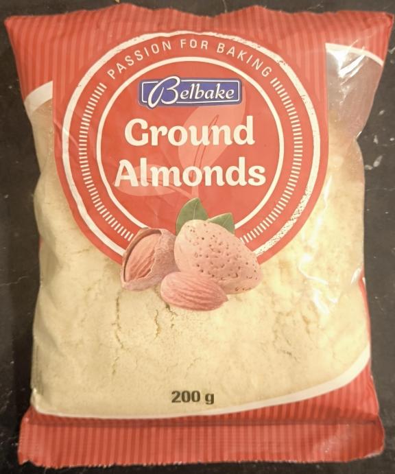 A private label of ground almonds (Belbake private label by German discounter Lidl)