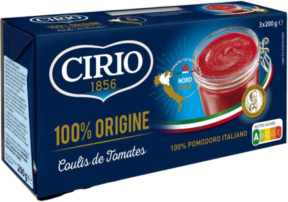 Cirio tomato purée and paste packed in 3 x 200g