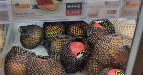 Figure 15 - Mangoes from Asia in a German ethnic supermarket in February