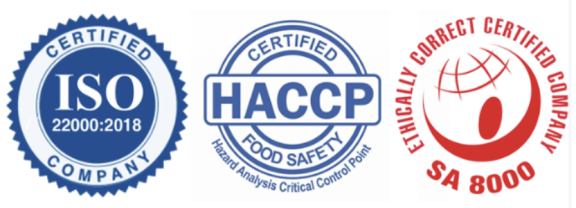 Figure 2 - Common food safety certifications for vanilla extract