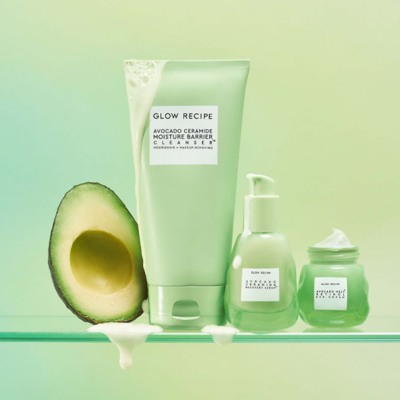 Figure 2 - Example of a skincare product containing avocado oil and butter sold in Europe