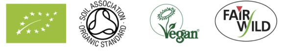 Figure 2 - Examples of niche certification labels relevant for black cumin seed oil