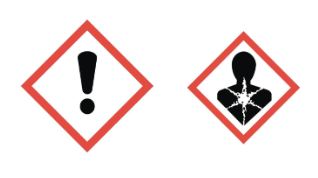 Figure 2 - Hazard symbols for turmeric (Curcuma longa)