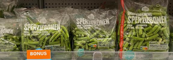 Figure 9 - Ready-to-use green beans in a Dutch supermarket