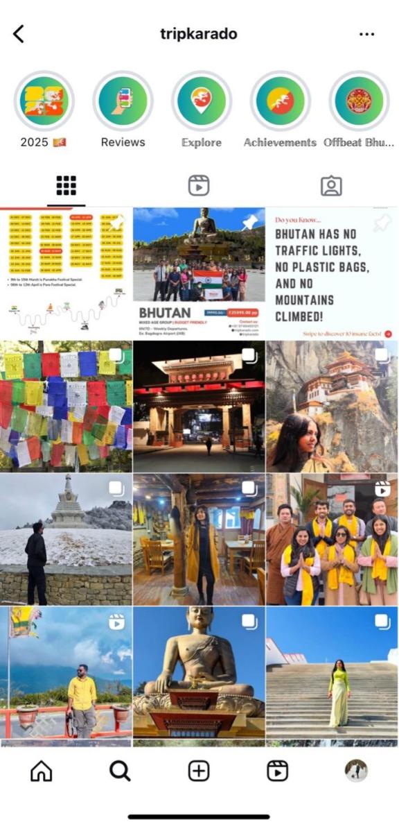 Tripkarado posts on Instagram